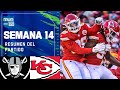 Las Vegas Raiders vs Kansas City Chiefs | Semana 13 2021 NFL Game Highlights