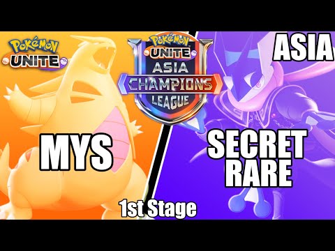 MYS vs Secret Rare - Asia Champions League SEA 1st Stage - Pokemon Unite Tournament