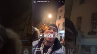 Download lagu NLE Choppa With Russ Millions In Central London Streets | Audio Saviours mp3