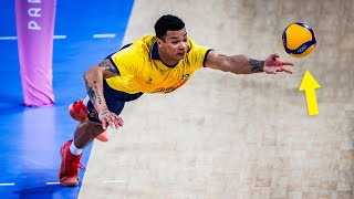 TOP 20 Craziest Saves by Volleyball Team Brazil