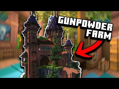 Building Ultimate Creeper Farm Castle 🔥