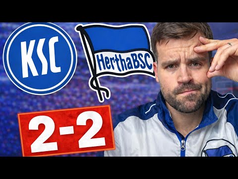 Karlsruher SC - Hertha BSC 2-2 (2-1) 👀 Too little analysis & player ratings 😳 Demme leaving?