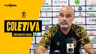 Coletiva técnico Cristian de Souza (pós-jogo Amazonas x Caxias)