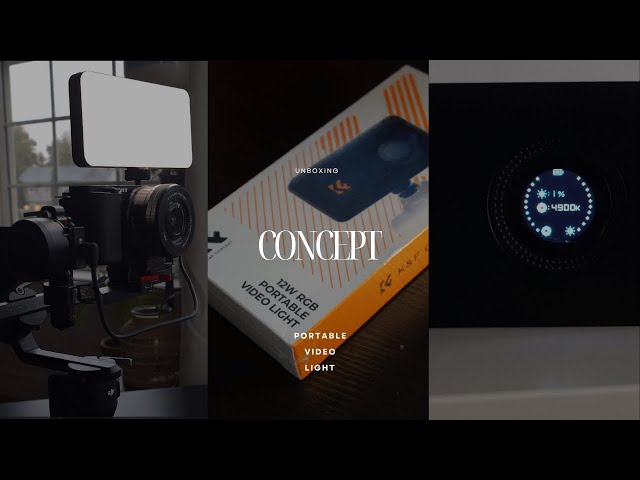 Vídeo relacionado con K&F CONCEPT 135 LED RGB Video Light, Construido 5000mAh Batería Regulable Luz de Foto Compacta para Cámara DSLR, CRI 96, 2812lux, Luz de Cámara Portátil con 13 Efectos de Luz
