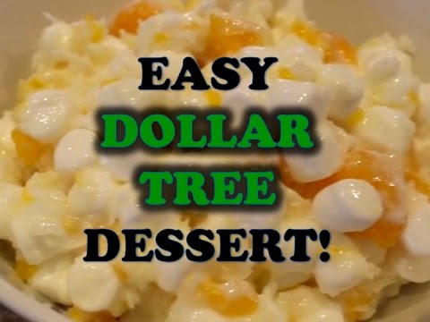 DOLLAR TREE DESSERT | Easy Holiday Recipe for Ambrosia Salad