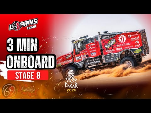 ONBOARD 8. ETAPA - DAKAR INSTATRADE LOPRAIS TEAM DE ROOY FPT