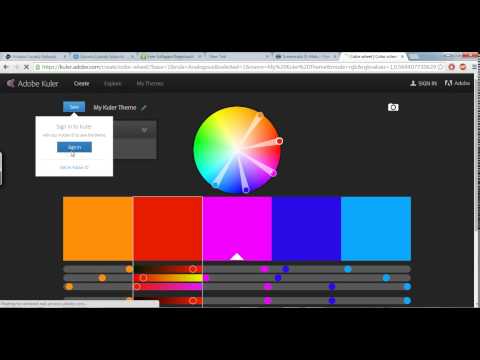 Using Adobe Kuler