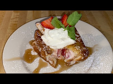 Ep. 377: Strawberries and Cream Stuffed French Toast 🍓