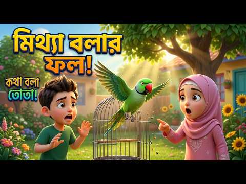 তোতা ও রিয়াজ শিক্ষা | সত্য বলা ও প্রাণীর প্রতি দয়া | ইসলামিক কার্টুন | Islamic Cartoon Bangla