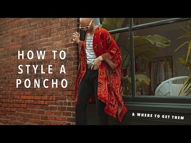 Vídeo relacionado con Western Cowboy Poncho - Adult Costume Adult - One Size