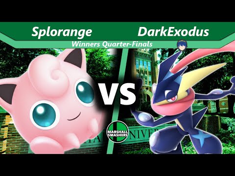 Marshall Smashers 72 -  Splorange (Jigglypuff) VS MU-ECA| DarkExodus (Greninja/Marth)