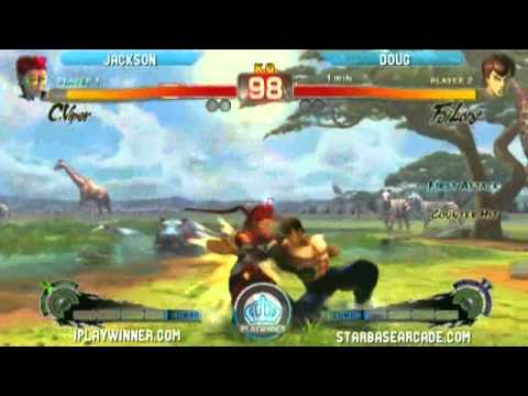 Doug (Fei-Long) Vs Jackson (Rufus/Viper) - Starbase Arcade, Norcal