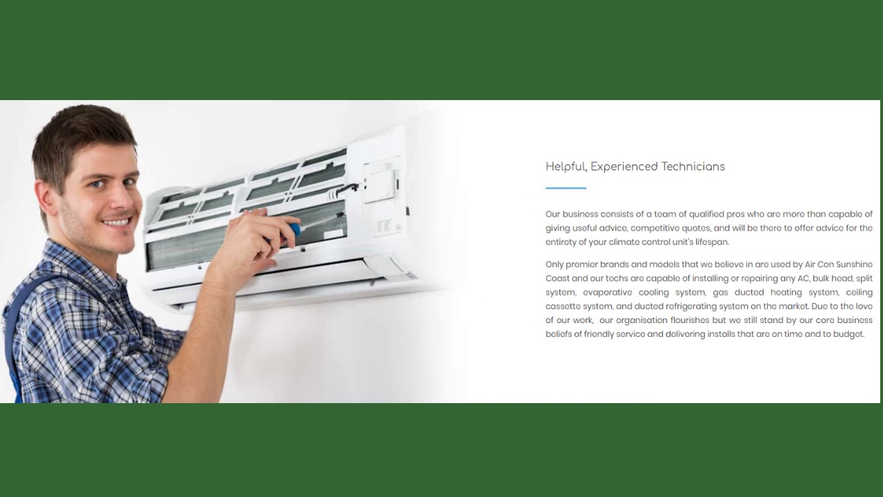 Air Conditioning Installation Sunshine Coast
