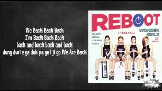 Wonder Girls - Back Lyrics (easy lyrics)
