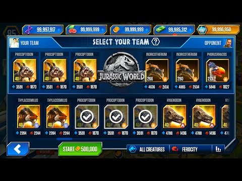 PROCOPTODON vs CENOZOIC - JURASSIC WORLD THE GAME