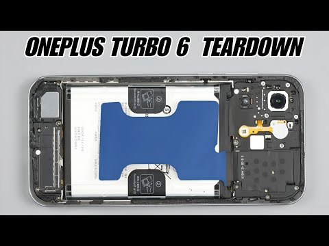 OnePlus Turbo 6 Teardown – Battery, Camera, Motherboard & Cooling Revealed