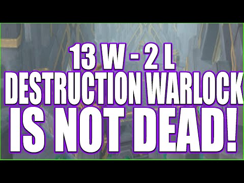 MLP Is Blasting At 2400 MMR - Destruction Warlock Is Not Dead!  9.2.5 Gladiator Push Season 3