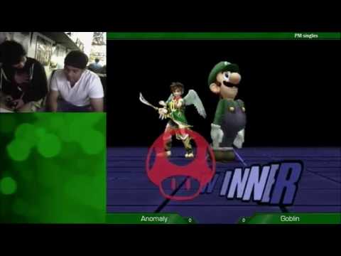 CriticalSmash PM #9 - Anomaly (Luigi) vs Goblin (Pit,Pikachu)