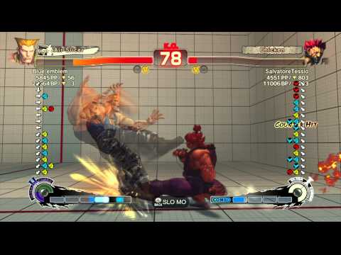 SSFIVAE~ Guile (Blue Emblem) vs.  Oni (SalvatoreTessio) HD