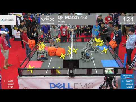2017 VRC Math QF4-3 - 400S 8000Z 315G vs 9065C 16666B 1404B - 16 to 32