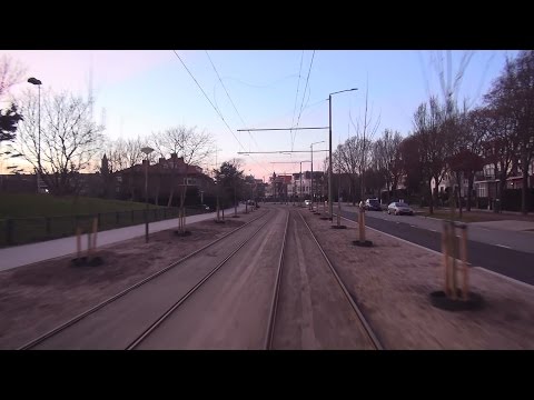 HTM tramlijn 9 Vrederust - Scheveningen Noorderstrand - Remise Scheveningen | GTL8 3147