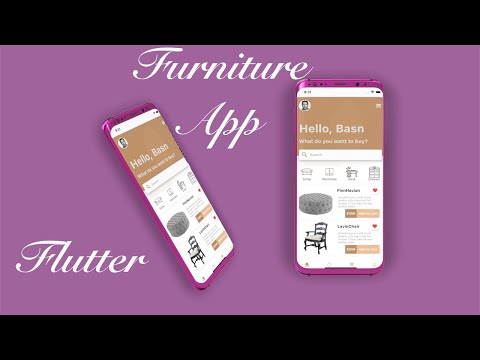 Flutter Furniture App Ui