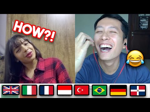 The next level of shocking people with languages on OmeTv 🤯😂