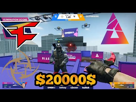 OLOF'S KNIFE KILL !!! NIP VS FAZE 1 V 1 . $20000$ BLAST PRO SERIES FINALS. CSGO HIGHLIGHTS TWITCH
