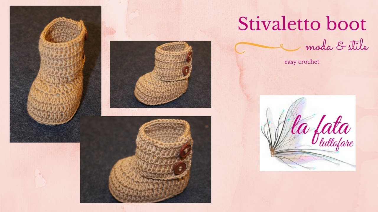 Tutorial: stivale ugg uncinetto
