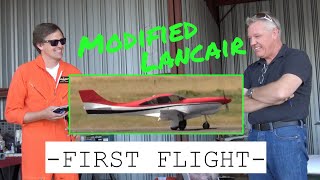 Modified Lancair First Flight - Longcut w/ Radio Chatter & Airborne Chase - Ramona Airport