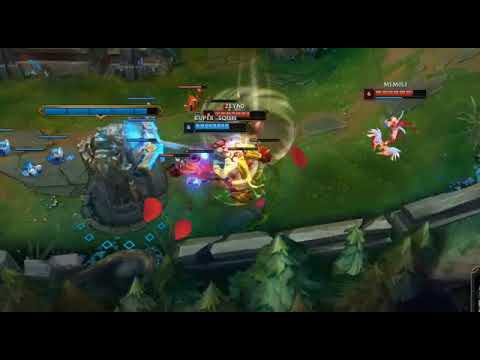 Zac Support 2v1 !!?