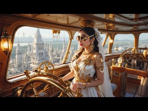 Flight Over the Steam City | A Steampunk Cinematic Video