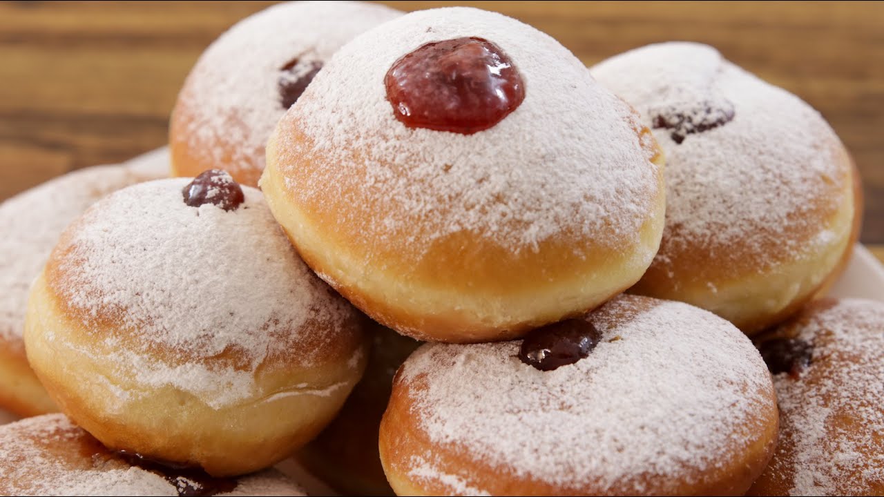 Jelly Doughnuts Recipe | How to Make Jelly Donuts - The Cooking Foodie