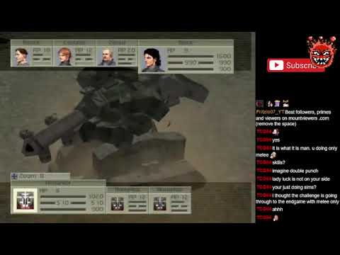 Front Mission 4 (PS2) #40 Durandal Simulation 12 | Melee only (NG+)