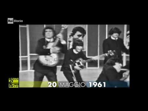 §.1/- (storia della televisione) 20 maggio 1961: prima puntata de " L'amico del giaguaro" - Corrado