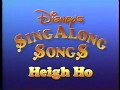 Opening To Disney S Sing Along Songs Heigh Ho 1990 VHS True HQ