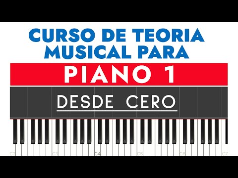 CURSO DE TEORIA MUSICAL PARA PIANO Y TECLADOS 1 (FACIL DESDE CERO)