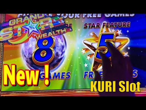 ★NEW SLOT !! DO YOU LIKE THIS NEW GAME ? ★GRAND STAR WEALTH Slot (Aristocrat) ☆栗スロ☆