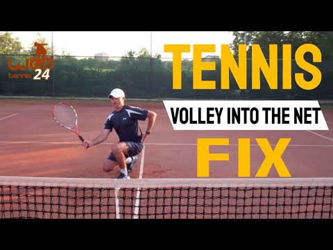 Tennis Quick Fix - Forehand Volley Into the Net