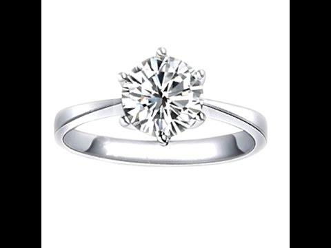 3.23 Carat Round Cut Diamond Solitaire Engagement Ring H,SI3