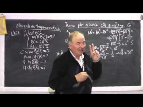 1/2 926 Th. Pitagora Catetei Inaltimii Radicali Def fct trigonometrice sin cos tg ctg Cls 7