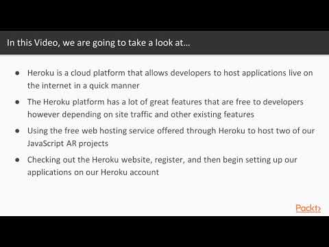 Augmented Reality for JavaScript Developers Going over Web Hosting with Heroku | packtpub com