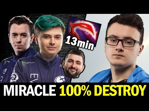 MIRACLE GH spamming Imba Strat — 100% Destroy Ramzes & s4 Dota 2