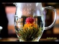 Связанный чай цветок - очень красиво! 