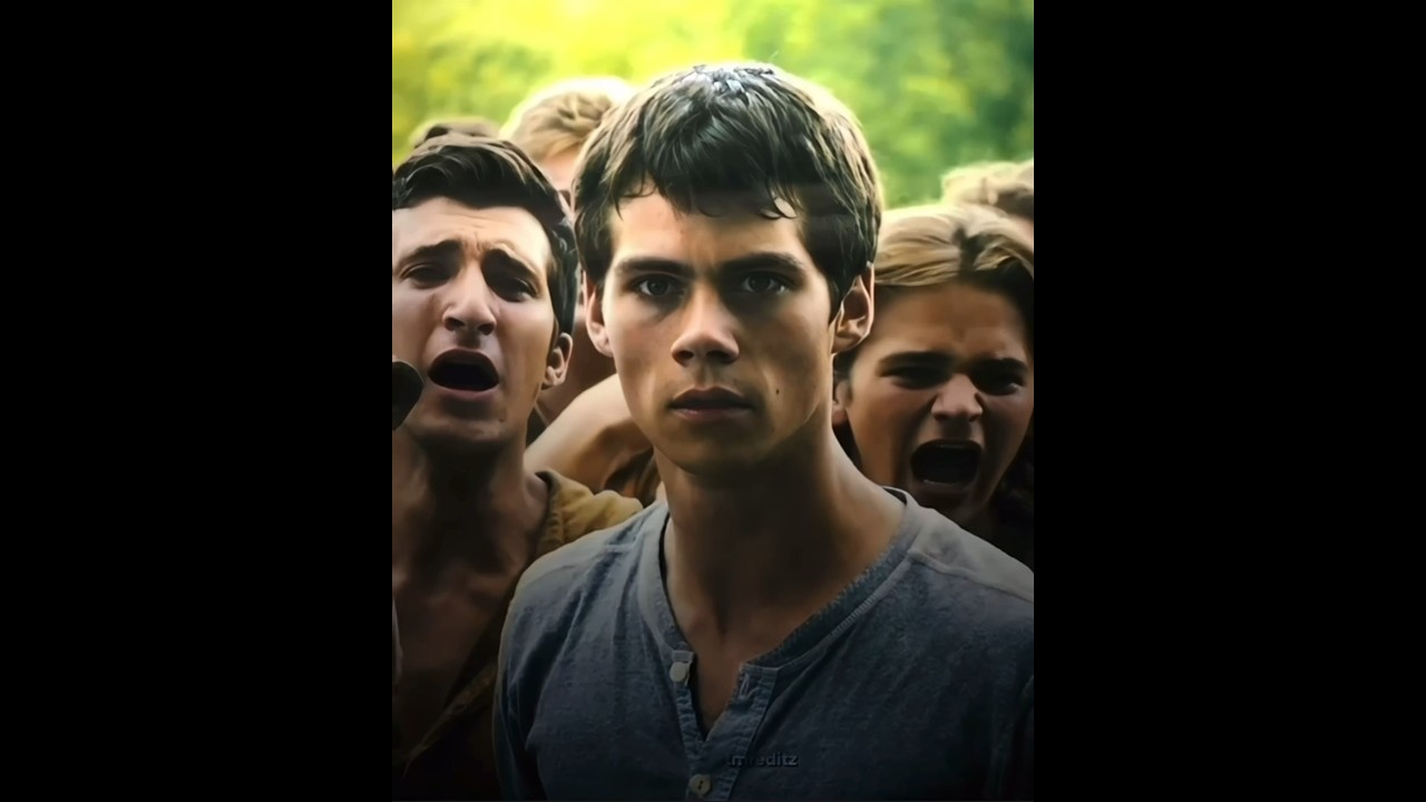 Literally iconic scene- movie name: the maze runner
