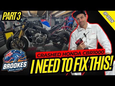 Honda CBR1000 CRASHED bike REBUILD | Part 3 