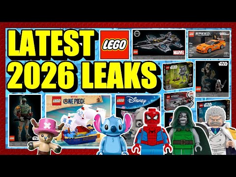 INSANE NEW LEGO LEAKS! Marvel, One Piece, Star Wars, Minecraft, Disney, Speed Champions & MORE!