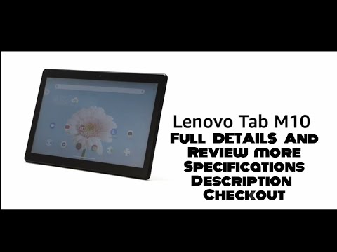 Lenovo M10 Tab Review And Specifications | New Video |