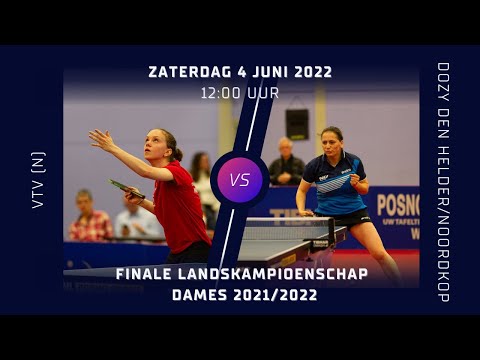 Finale landskampioenschap eredivisie dames 21/22: VTV (N) - Dozy Den Helder Noordkop