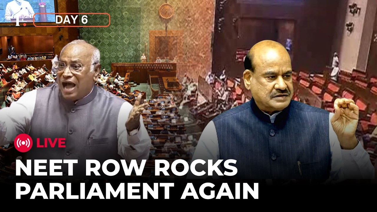 Parliament Monsoon Session LIVE | Fresh Showdown Over NEET Protest | Lok Sabha | Rajya Sabha